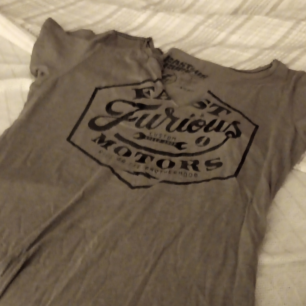 Fast and furious deep V neck cut shirt